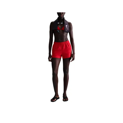 Nike Swoosh SS25 Swim Link Swimming Shorts Women's Red