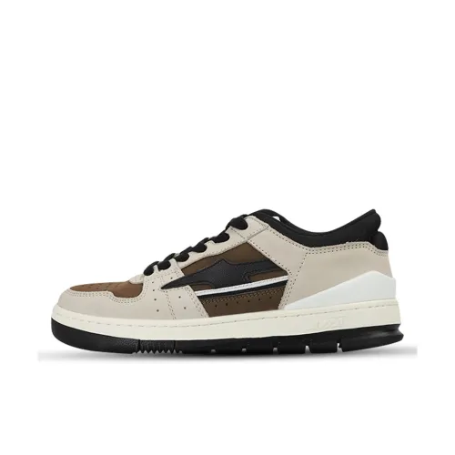 AVIA 825R 시리즈 스케이트보드화 로우탑 베이지 브라운 여성