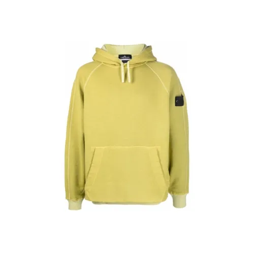STONE ISLAND Sweatshirts Men Earth Yellow