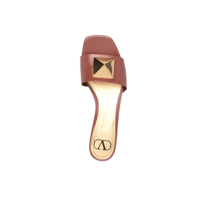 Valentino Slide Slippers Women's Pink-4