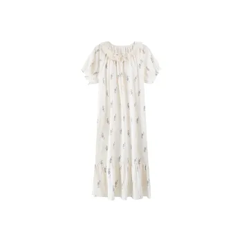 GOSO Nightgown Women's Ivory White
