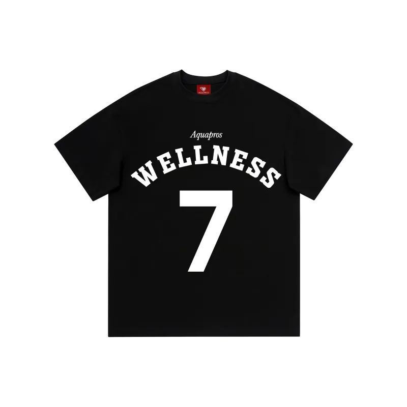 AQUAPROS T Shirts Unisex Black-0