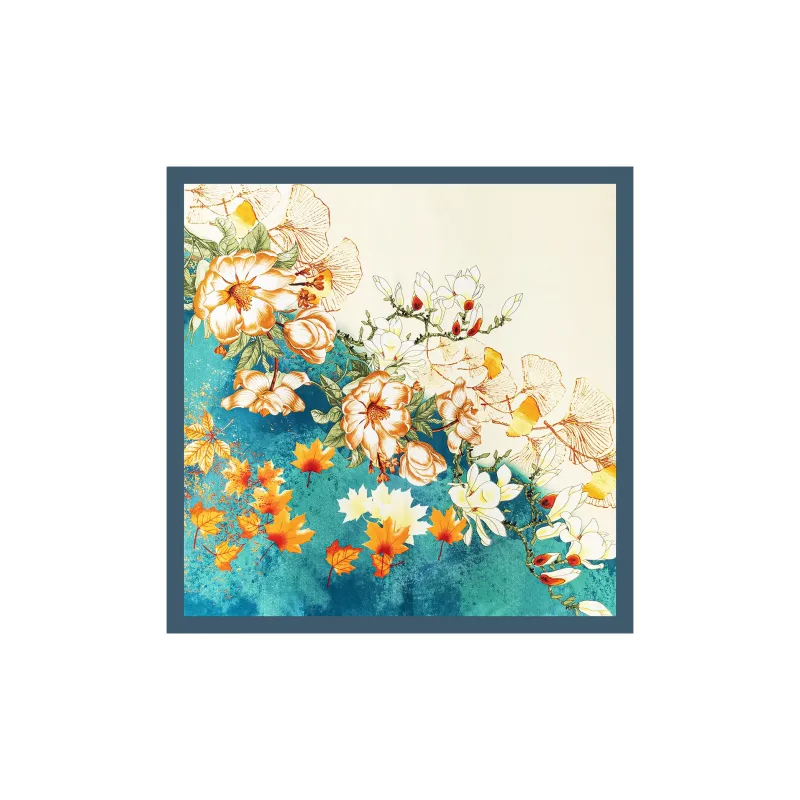Shanghai Story 100% Polyester Silk Scarves Women's-55