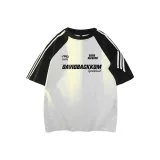 White Heather Gray & Black Sleeves