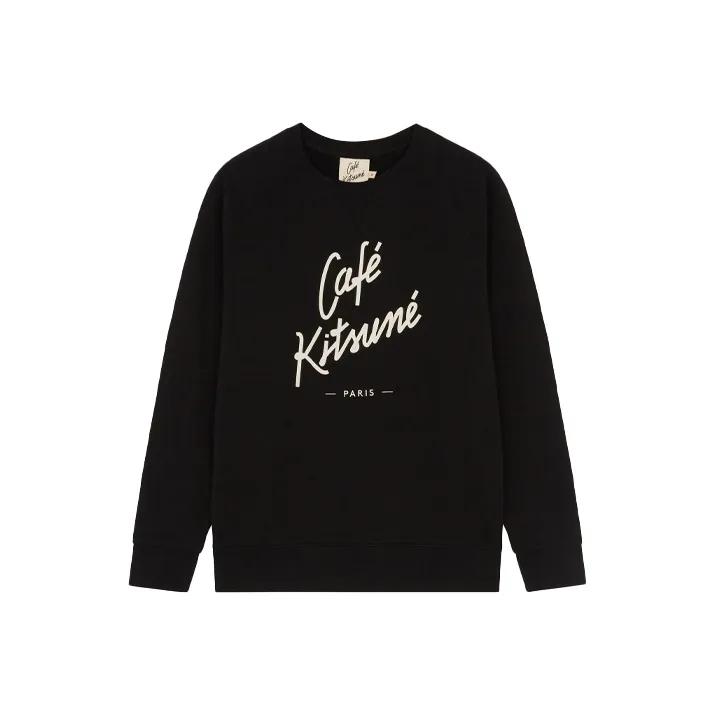 Maison Kitsune Sweatshirts Unisex Black-0
