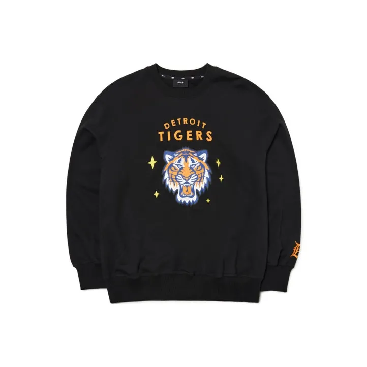 MLB Detroit Tigers Sweatshirts Unisex Black-0