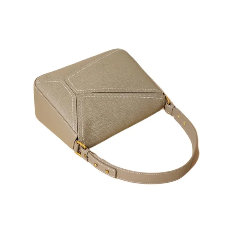 H YXIANG Cow Leather Shoulder Bag Women's Multicolor-2