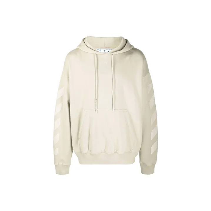 OFF WHITE Arrow Logo Cotton Hoodie-0
