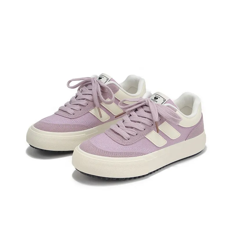 Yobn Anti Slip And Wear Resistant Breathable Low Top Skateboard Shoes Women's-8