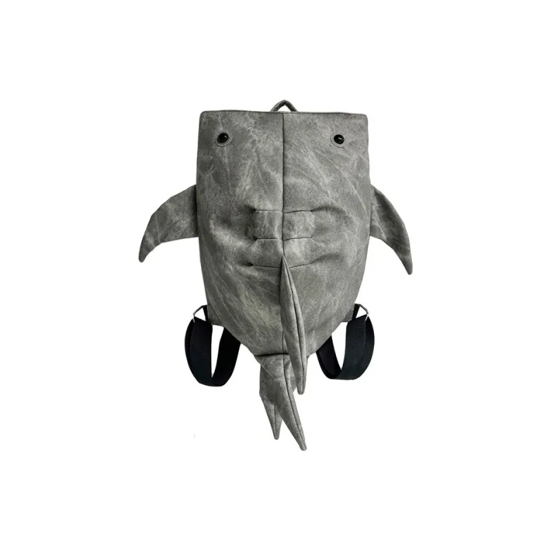 Deli Bear Oxford Backpack Unisex Coffee \ Blue \ Light Gray \ Dark Gray-10