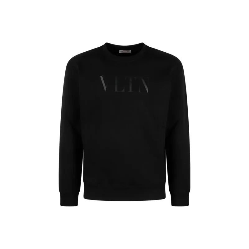 Valentino Vltn Logo Printed Crewneck Sweatshirt-0