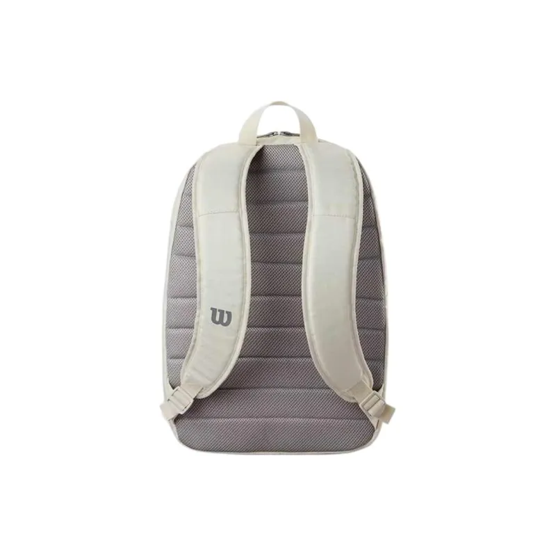Wilson Polyester Backpack Unisex White-2