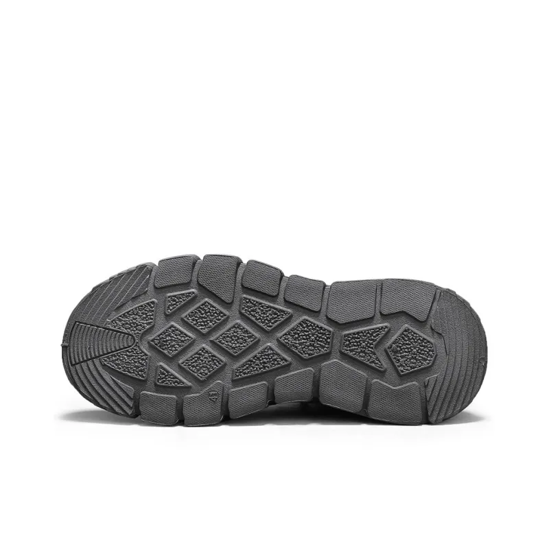 Binary Non slip Lightweight Low Top Casual Shoes Men's Gray-4