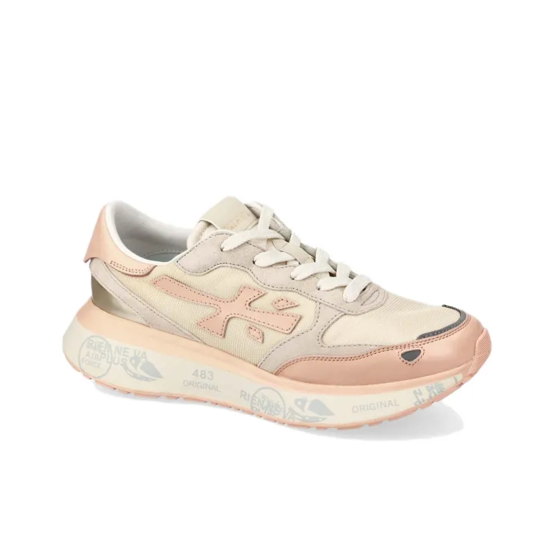 PREMIATA Lauryn Low Top Casual Shoes Women's Pink-1