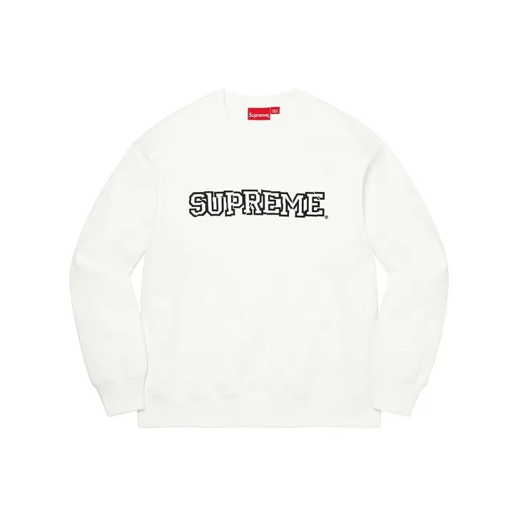 Supreme Shattered Logo Crewneck-4