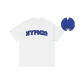 White with Blue Towel Embroidery
