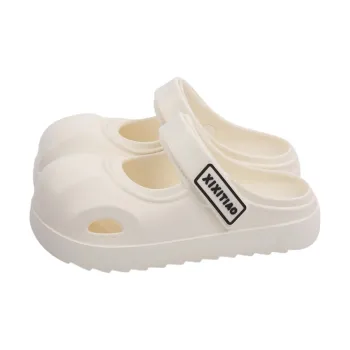 Thin Strips Sandal Slippers Women's, Ivory