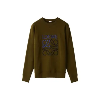 LOEWE Sweatshirt Men's Khaki Green