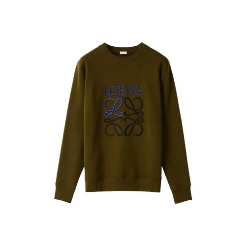 LOEWE Sweatshirt Men's Khaki Green