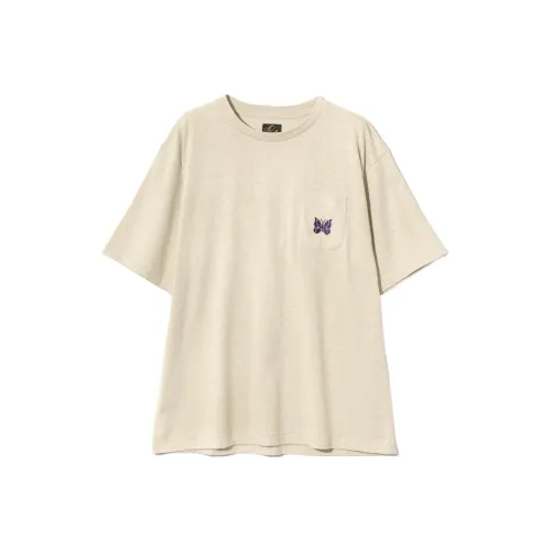 Needles SS25 T Shirt Unisex Ecru