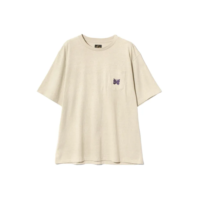 Needles Butterfly embroidered T shirt-0