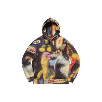 Supreme Lady Pink Hooded Sweatshirt