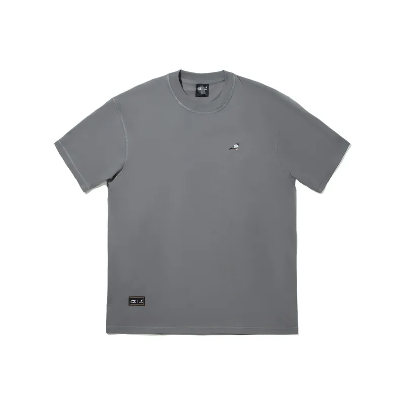 LiNing x Staple T Shirt Men's Asphalt Gray-0