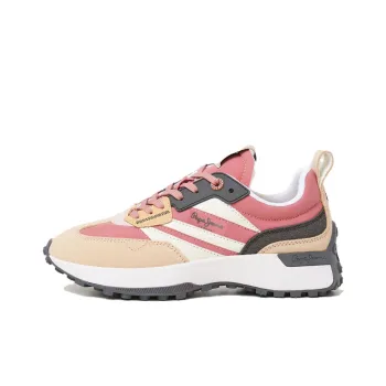 Pepe Jeans Low Top Casual Shoes Women's Beige Pink