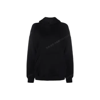 Balenciaga Spa Logo embroidered Oversized Hoodie