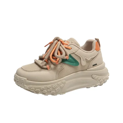 King Jinmai Slip Resistant Breathable Low Top Chunky Sneakers Women's