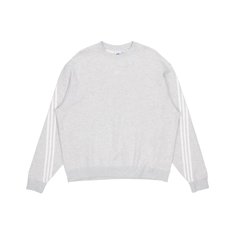 Adidas Originals 3 Stripes Sweatshirts Men Medium Gray-0