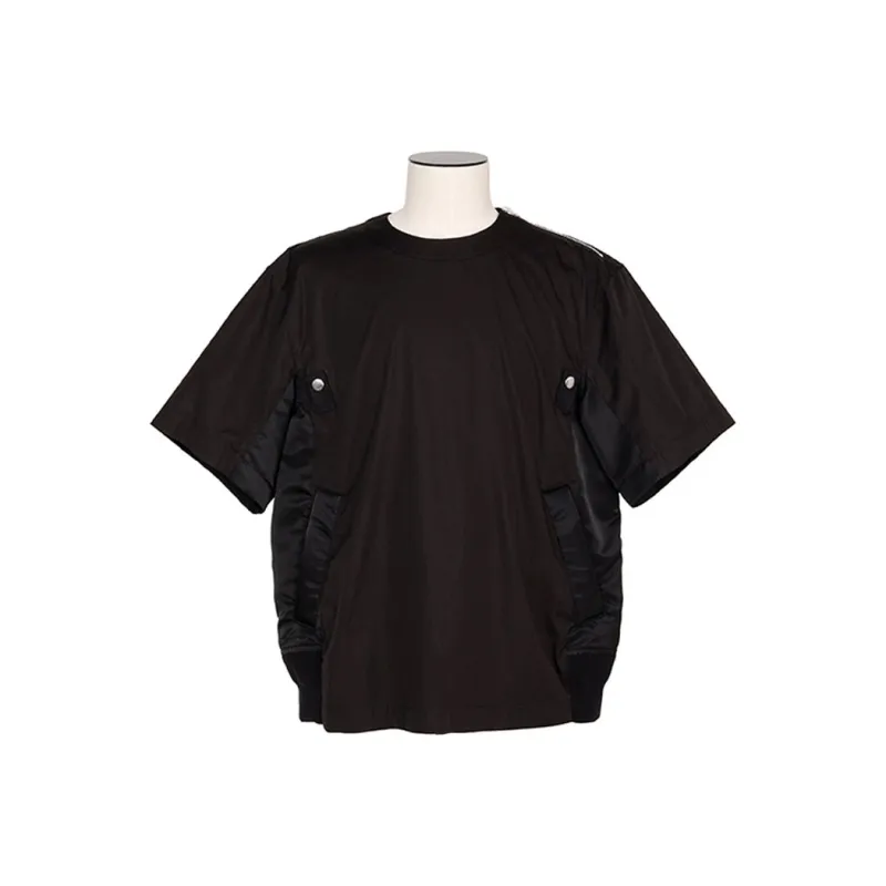 Sacai Short Sleeved Crewneck T Shirt-0