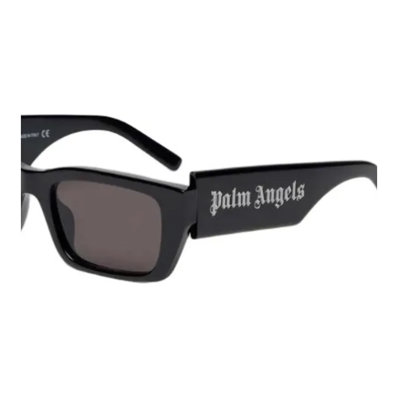 PALM ANGELS Acetate Rectangular Sunglasses Unisex Black-1