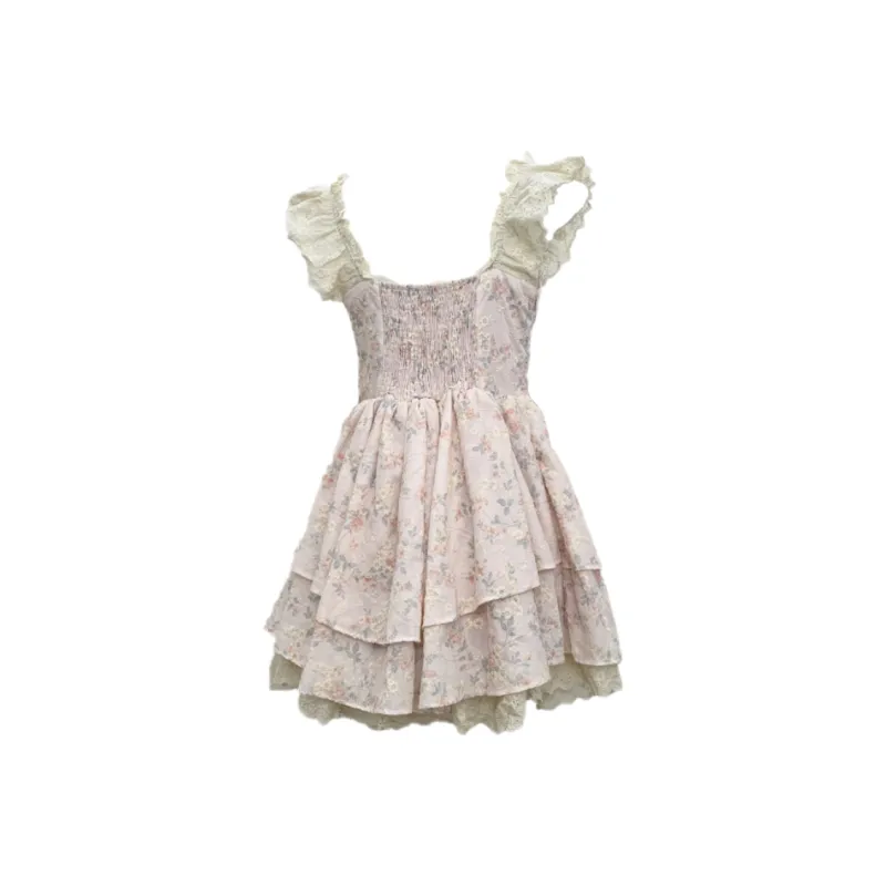 PAIN OR PLEASURE Short Sleeved Dresses Women's Pink-1