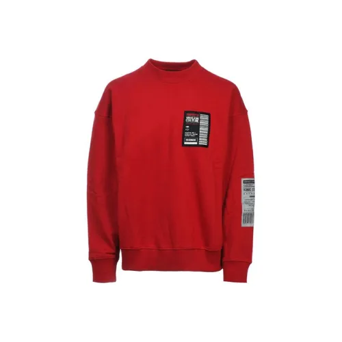 VERSACE JEANS Sweatshirts Men Red