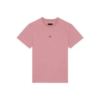Givenchy 4G Embroidered Crewneck T Shirt