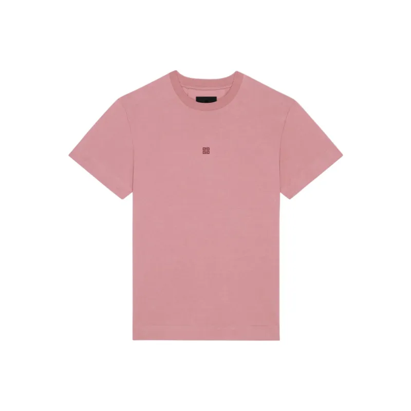 Givenchy 4G Embroidered Crewneck T Shirt-0