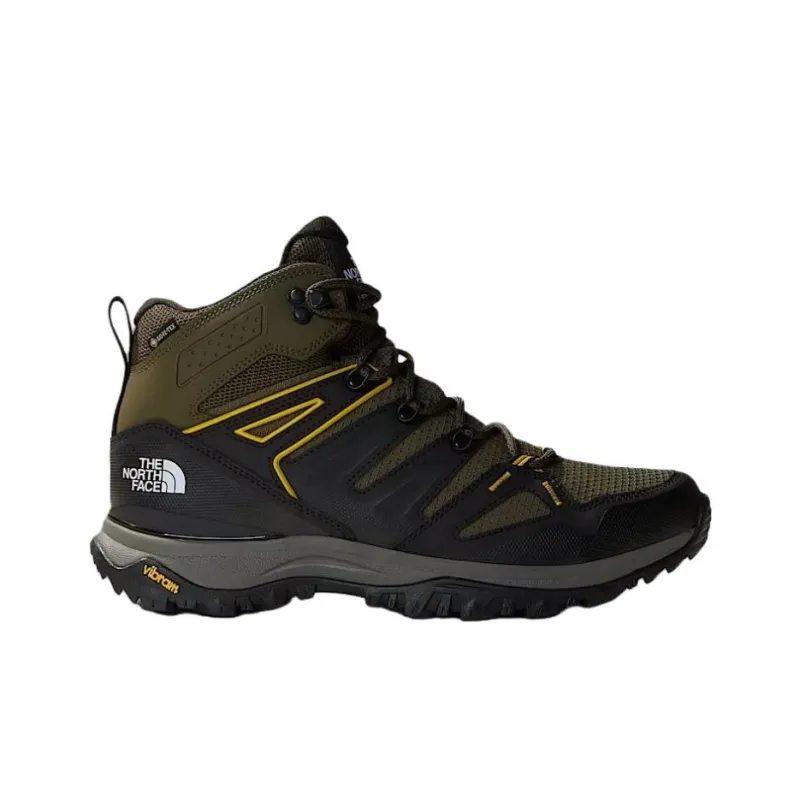THE NORTH FACE Hedgehog Series Breathable And Waterproof Short Outdoor Boots Men's Green Black-1