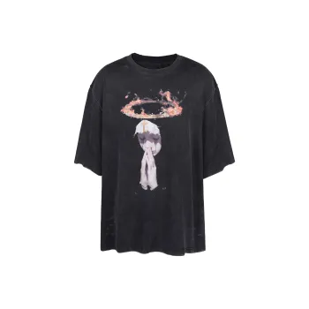 UNDERWATER T Shirt Unisex Sand Wash Black