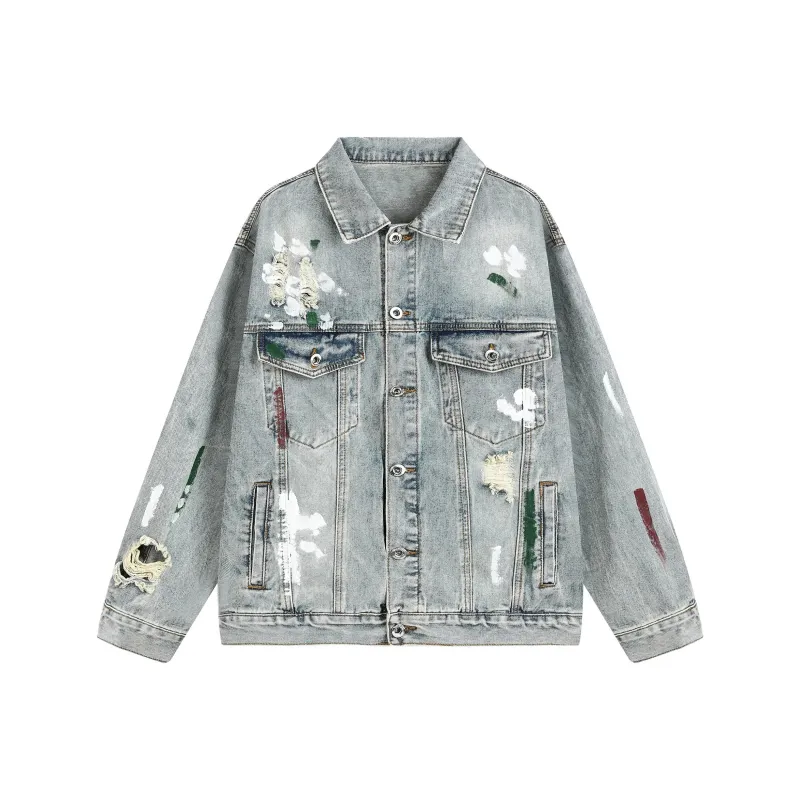 SPONGEBOB SQUAREPANTS Denim Jacket Unisex Blue-0