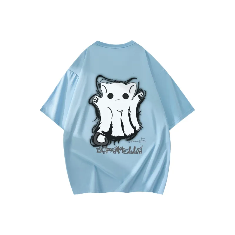 Caramella T Shirt Unisex Navy Blue-11