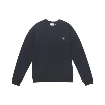 Burberry Monogram Motif Applique Cotton Sweatshirt