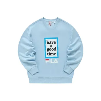 FILA Have A Good Time Collection Sweatshirts Unisex Laiwu Blue