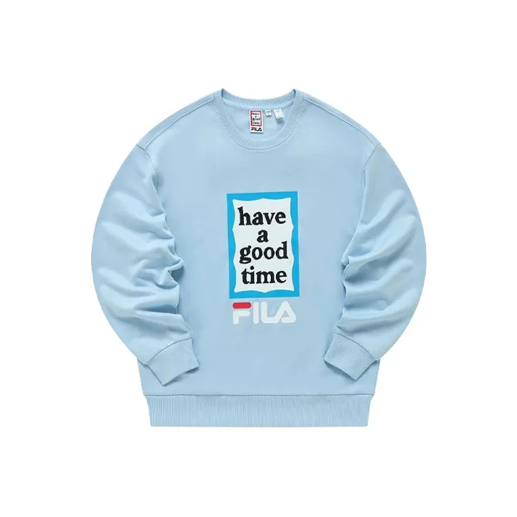 FILA Have A Good Time Collection Sweatshirts Unisex Laiwu Blue-0