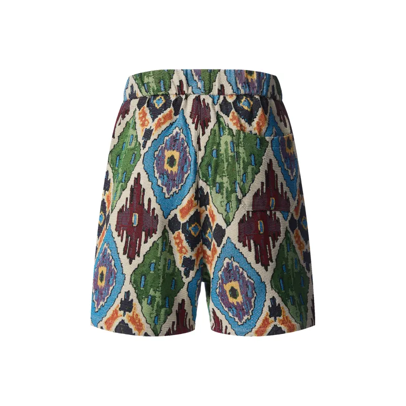 UPZCY Casual Shorts Unisex Sri Lanka Blue-31