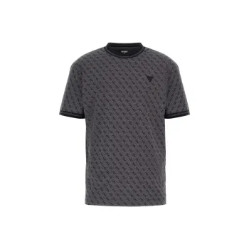 GUESS T-Shirt Men's Gray Multicolor