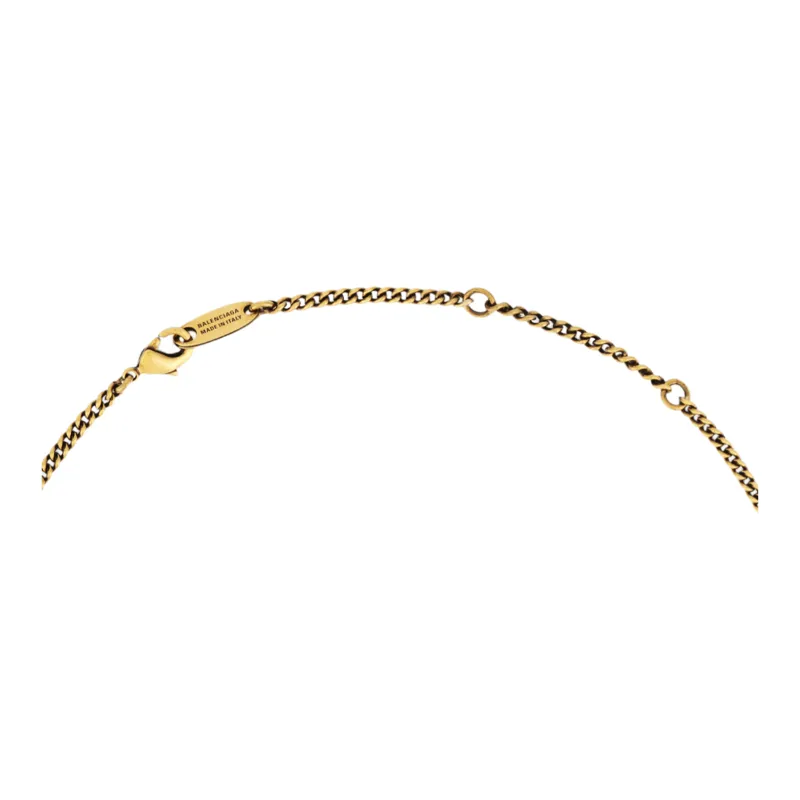 Balenciaga Bb Icon Chain Necklace-3