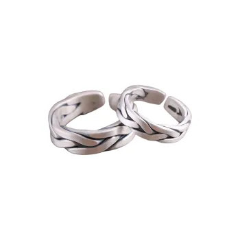 Silver Arashi Sterling Silver Ring 999 Fine Silver Unisex