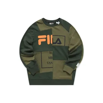 Mihara Yasuhiro X FILA MIHARA YASUHIRO Collaboration Collection Sweatshirts Men Army Green
