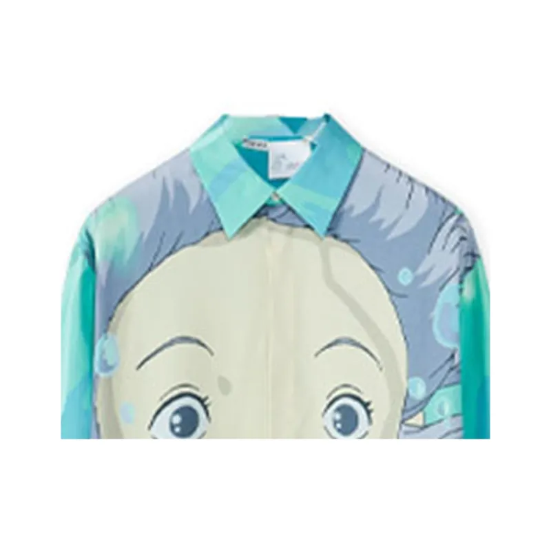 LOEWE Spirited Away Shirts Women's Blue-4